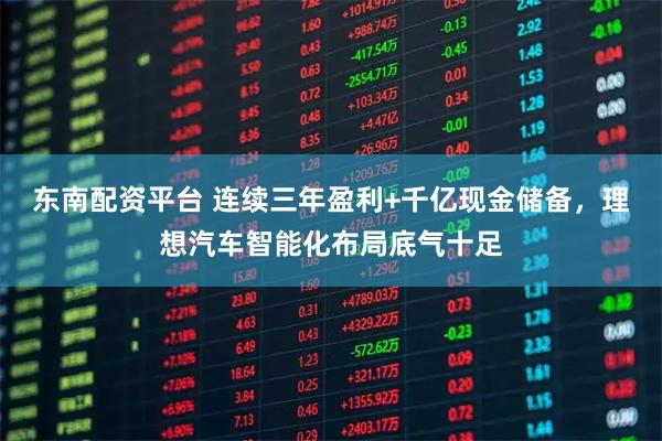 东南配资平台 连续三年盈利+千亿现金储备，理想汽车智能化布局底气十足